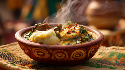 Experience the Rich Flavors of Iganmode Cultural Festival, Africa A Culinary Journey Showcasing Authentic African Cuisine, Featuring a Delicious Dish