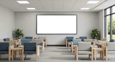 conference room with chairs