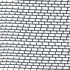 Brick wall or texture with curved lines.