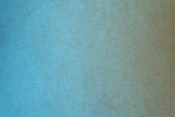Calm relax blue brown tone color paint on blank recycled rough eco environmental friendly paper texture background with space minimal vintage style 