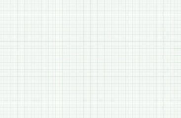 緑色の細かい線の方眼紙（緑のグリッド線とごく薄いグレーの背景）　シームレスなグリッドパターン背景素材　ベクターイラスト