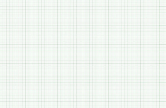 緑色の細かい線の方眼紙（緑のグリッド線とごく薄いグレーの背景）　シームレスなグリッドパターン背景素材　ベクターイラスト