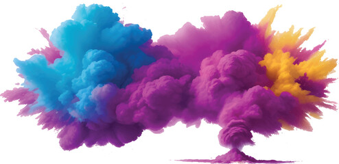 Minimal Watercolor Splash and Stain Abstract with Gentle Rainbow Color Blending and Soft Brush Strokes for Artistic Background Design