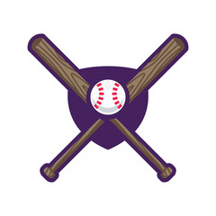 Baseball Bat sports logo