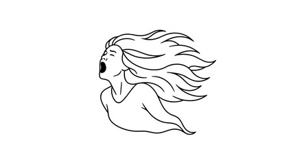 A closeup view of a single vibrant red rose in full bloom.