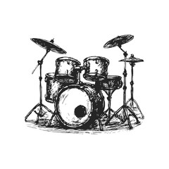 Dynamic Drum Set Sketch