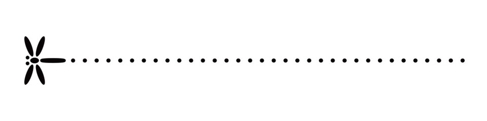 トンボ付きデザイン罫線素材｜デザイン制作に