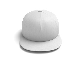 Snapback Hat 3D Render Isolated White for Mockup 2