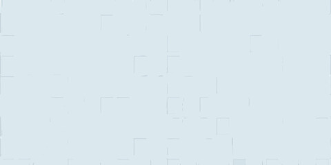 Subtle geometric pattern of light blue squares and lines on a pale blue background
