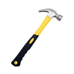 Hammer tool on transparent background png