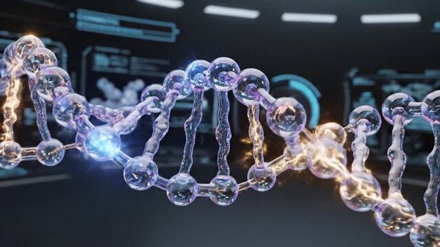 biotechnology, cosmetic structure, formula_4K_10s Transparent innovation, science, nanotechnology, molecular research, chemistry, skincare molecule, anti-aging peptide 56579600 1