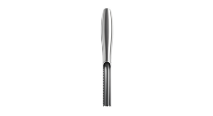 Metal shoehorn isolated on transparent background a sleek and modern shoehorn for easy and comfortable shoe wearing, essential for footwear care