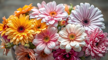 Obraz premium Beautiful flowers background concept