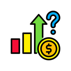 Forecast lineal color icon