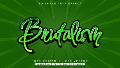 Brutalism Edgy and Impactful Editable Text Effect for Creative Projects