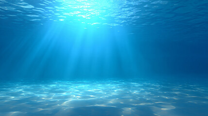 海面から見上げる：生命、神秘、静寂をイメージしたバックグラウンド