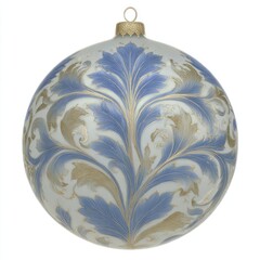Fototapeta premium Elegant ornate blue-gold ornament