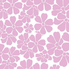Pink Floral Seamless Pattern Soft pink repeating floral pattern featuring overlapping blossoms, perfect for wallpapers, fabrics, and digital backdrops cherry blossom