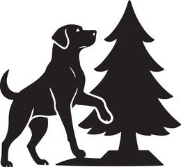 labrador_retriever_christmas_tree.eps