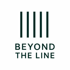 Beyond the Line Bold Graphic Design Modern Minimalist Company Logo