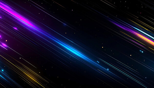 カラフル 宇宙空間 スピード 背景素材