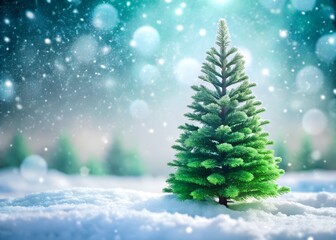 Evergreen Winter Tree Snow Landscape Tranquil Scene Outdoor Scenic Nature Seasonal