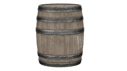 Obraz premium 3d rendering old barrel