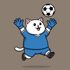 Vector cartoon art illustration of a cute panda animal bear playing with a ball, full of funny character design and love for the fun toy