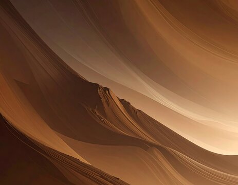 Abstract illustration of a mountainous terrain with layered textures - Powered by Adobe