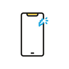 Multi color icon for slight