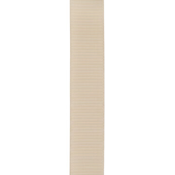 Vertical textured beige nylon ribbon strap or webbing
