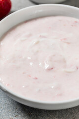 Sweet Healthy Strawberry Yogurt