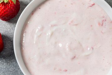 Sweet Healthy Strawberry Yogurt