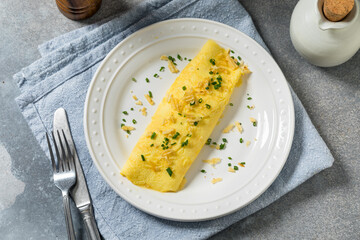 Healthy Homemade Potato Chip French Omelette