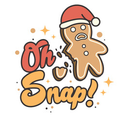 Christmas cake illustration gingerbread vector