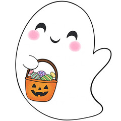 Cute Ghost Character