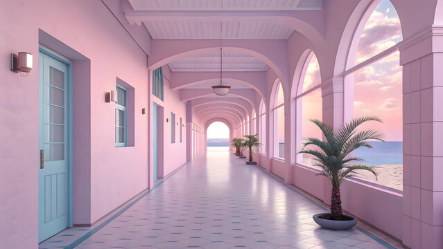 Dreamcore &ndash; &ldquo;Pastel Hallway Echo&rdquo; 2