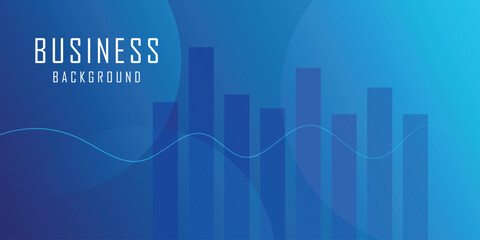 abstract creative investment report up blue business background design.