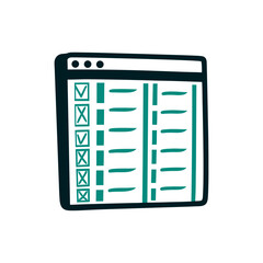 Checklist Icon, Task Management, Vector Illustration a solid coral language selector dropdown with a clean inverted triangle indicator