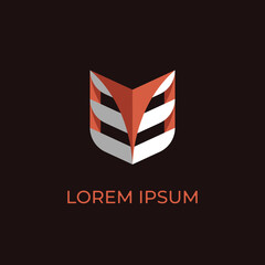 abstract geometric shapes logo design