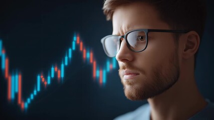 An investor or businessperson with the word STOP LOSS, symbolizing cutting losses from investments or managing risk according to a planned strategy. Representing financial or business losses. - Powered by Adobe