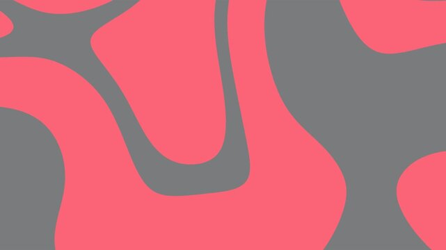 Abstract pink and gray fluid shapes background animation. Seamless loop for modern intros, social media, branding, presentations, and motion graphics overlays.