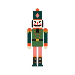 Colorful toy soldier illustration.