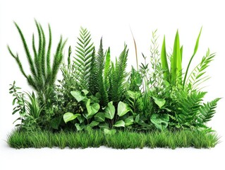 Lush greenery border