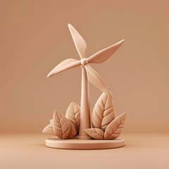 3D render icon  8K Wellness retreatthemed 3D render clay style isolated on pure solid background of relaxation Pop 3D