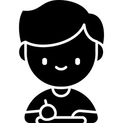 Glyph Solid Homework Icon