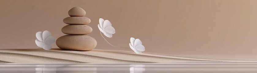 3D render icon  8K Wellnessfocused 3D render clay style isolated on pure solid background of selfcare color