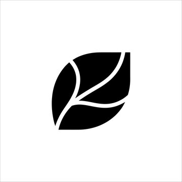 Green leaf icon vector illustration representing eco nature concept