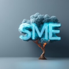 Empowering sme growth with visionary strategies a graphic representation of innovation in business environment