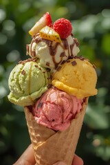 strawberry ice cream